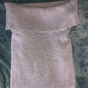 Grey loose turtleneck